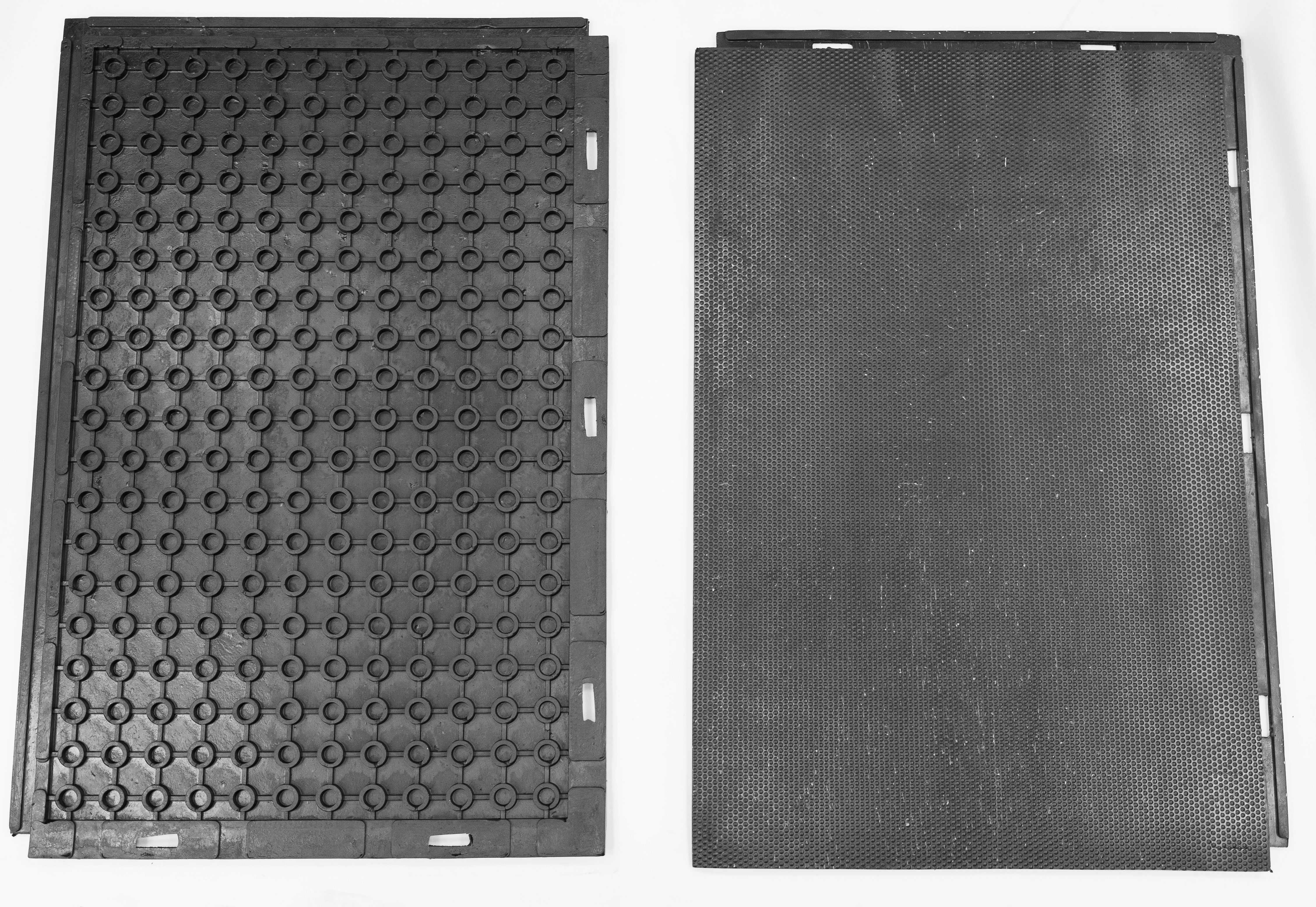 Dual-side rubber mat